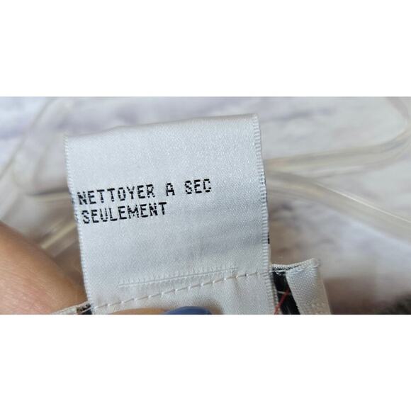 Talbots Women's Vintage Angora Cotton  Blend Striped top blouse small - Picture 6 of 8